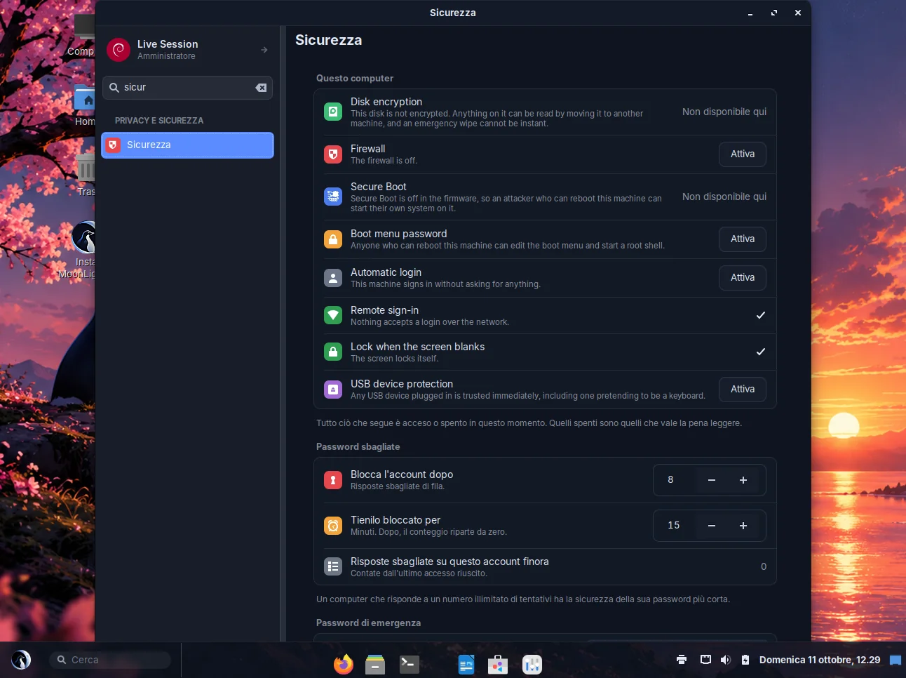 Screenshot of MoonLightOS